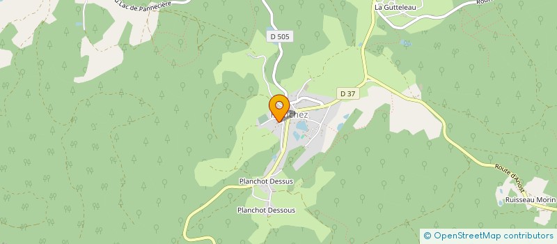 localisation de l'entreprise SCEA PEPINIERES PRIMARD à MOUX EN MORVAN