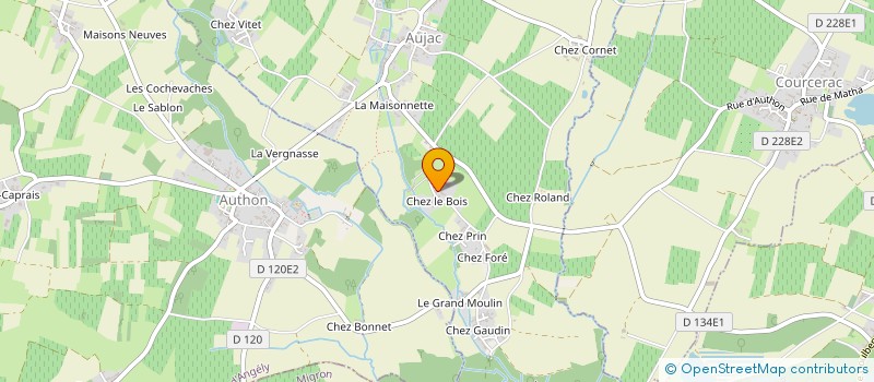 localisation de l'entreprise SCEA PEPINIERES VITICOLES CLEMENT à AUJAC