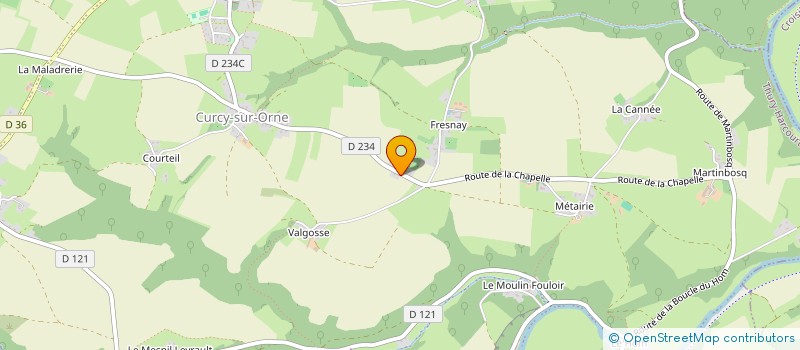 localisation de l'entreprise SCEA PERRETTE à THURY-HARCOURT-LE-HOM