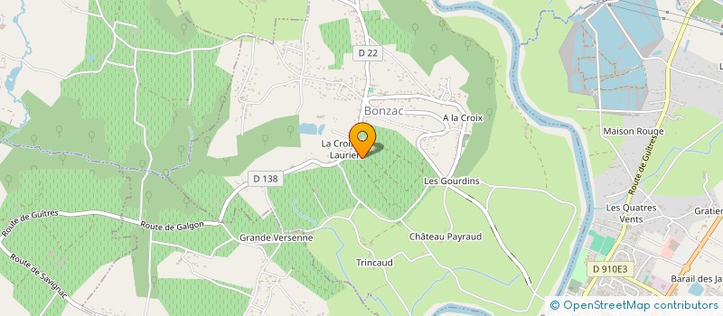 localisation de l'entreprise SCEA PERRIN  BONZAC