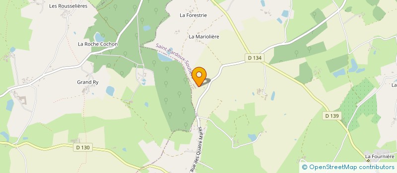 localisation de l'entreprise SCEA PERRON à SAINT-PARDOUX-SOUTIERS