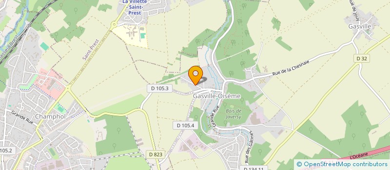localisation de l'entreprise SCEA PETIT CHENE à SAINT-AUBIN-DES-BOIS