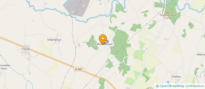 localisation de l'entreprise SCEA PETIT MONTBROD à DOMPIERRE-LES-EGLISES