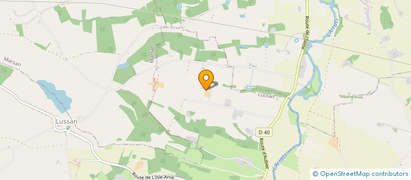 localisation de l'entreprise SCEA PEYBROUSTE  LUSSAN