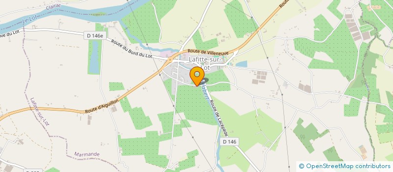 localisation de l'entreprise SCEA PHARMAPAC à LAFITTE-SUR-LOT