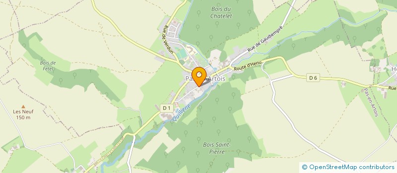localisation de l'entreprise SCEA PHB LA COUTURE à PAS-EN-ARTOIS