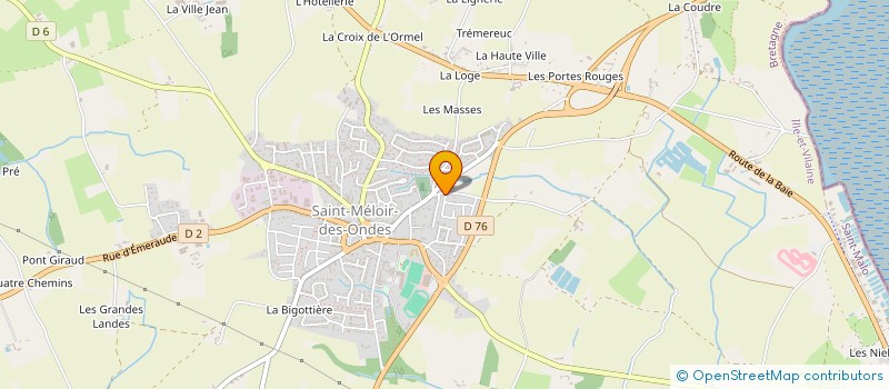 localisation de l'entreprise SCEA PICHOT LOIC à SAINT-MELOIR-DES-ONDES
