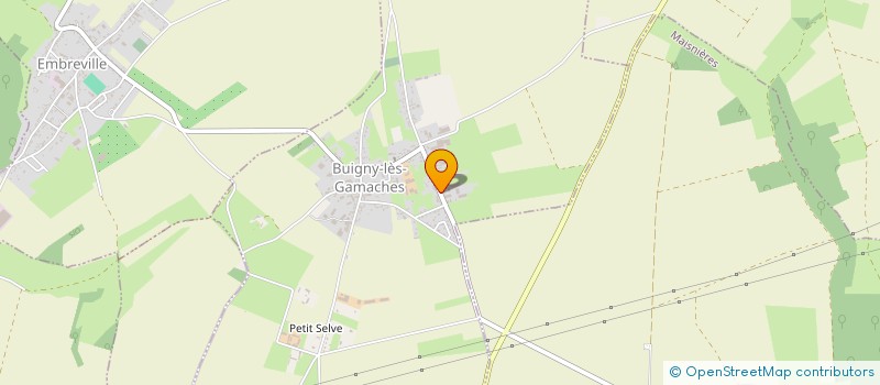 localisation de l'entreprise SCEA PIE ROUGE DES PLAINES à BUIGNY-LES-GAMACHES