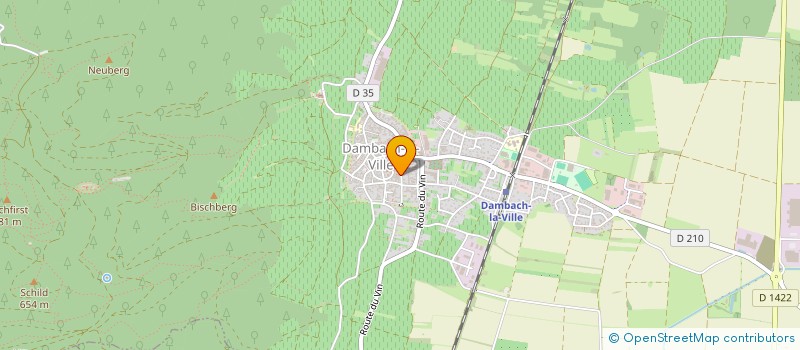 localisation de l'entreprise SCEA PIERRE ARNOLD  DAMBACH-LA-VILLE