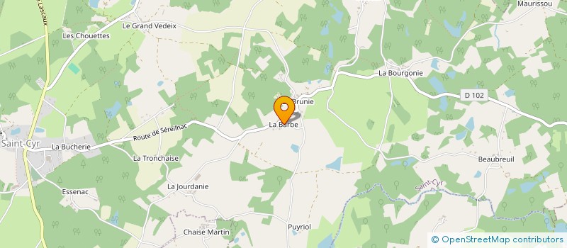 localisation de l'entreprise SCEA PIESAN à SAINT-CYR