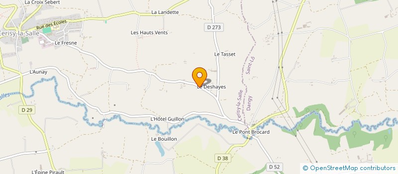 localisation de l'entreprise SCEA PIGNET  NOTRE-DAME-DE-CENILLY