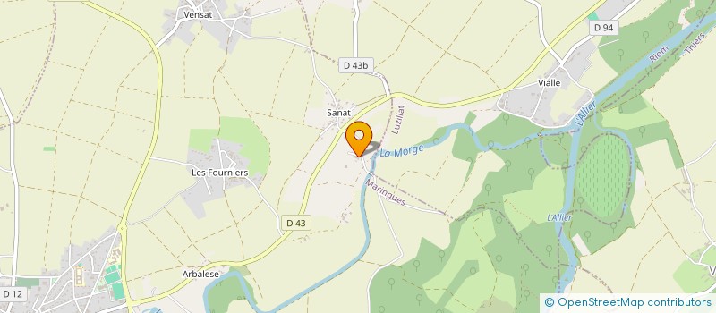 localisation de l'entreprise SCEA PINET  MARINGUES