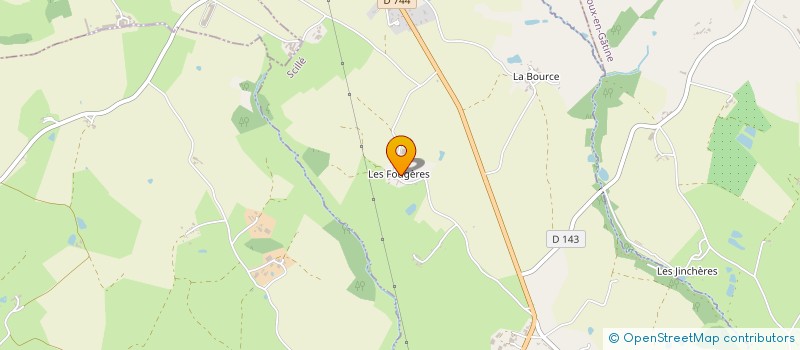 localisation de l'entreprise SCEA PLAINE ET BOCAGE  LE BUSSEAU