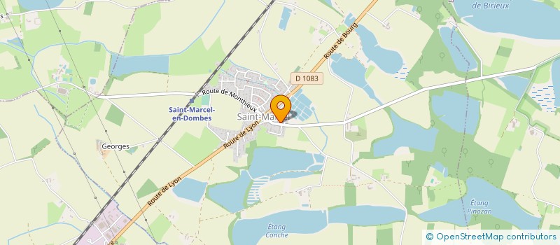 localisation de l'entreprise SCEA PLANCHELARD  SAINT-MARCEL