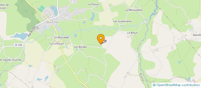 localisation de l'entreprise SCEA PLEIN AIR à BOISME