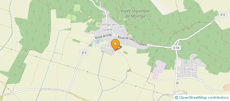 localisation de l'entreprise SCEA PLOMMET  MONTGE-EN-GOELE