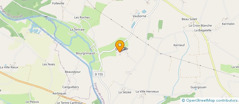 localisation de l'entreprise SCEA POCARD à FORGES DE LANOUEE