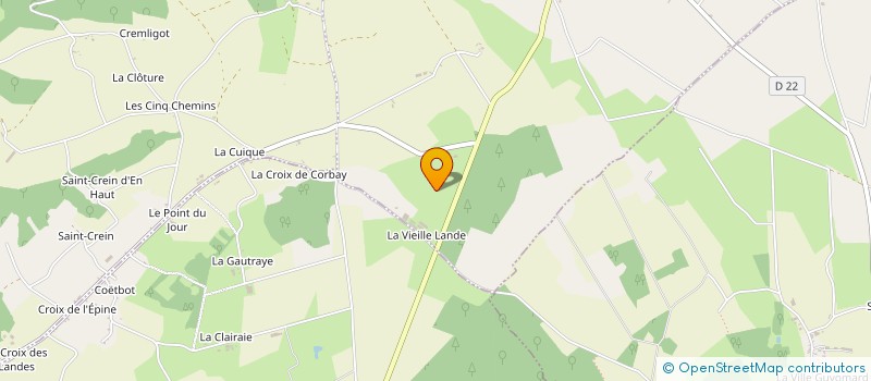 localisation de l'entreprise SCEA POILVERT à LE MENE