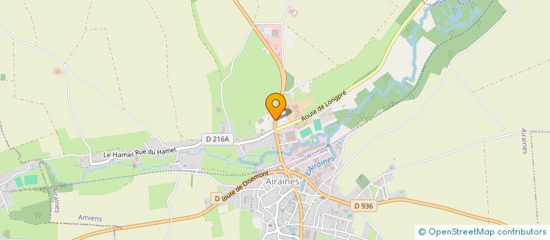 localisation de l'entreprise SCEA POIRET-LECLERCQ  AIRAINES