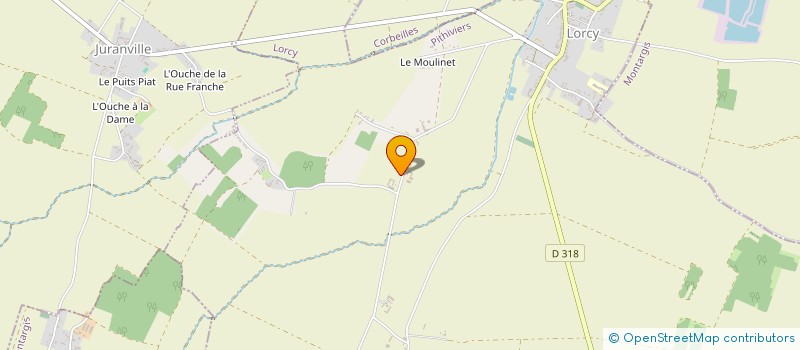 localisation de l'entreprise SCEA POMMIER à CORBEILLES