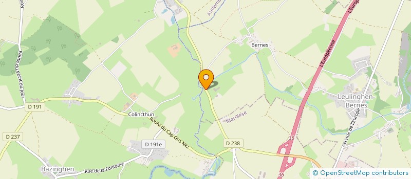 localisation de l'entreprise SCEA POTEZ BOULOGNE  LEULINGHEN-BERNES