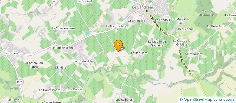 localisation de l'entreprise SCEA POTINEAU LE BIEN AIME à LANDREAU (LE)