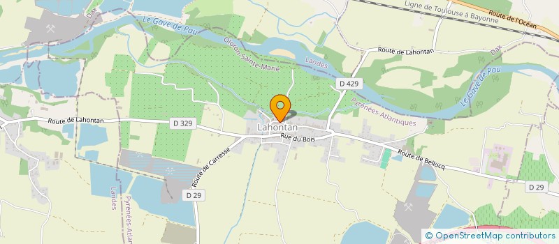 localisation de l'entreprise SCEA POUEY  AUTERRIVE