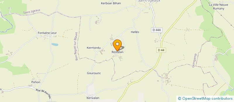 localisation de l'entreprise SCEA POULGLOUDIC  SAINT-IGEAUX