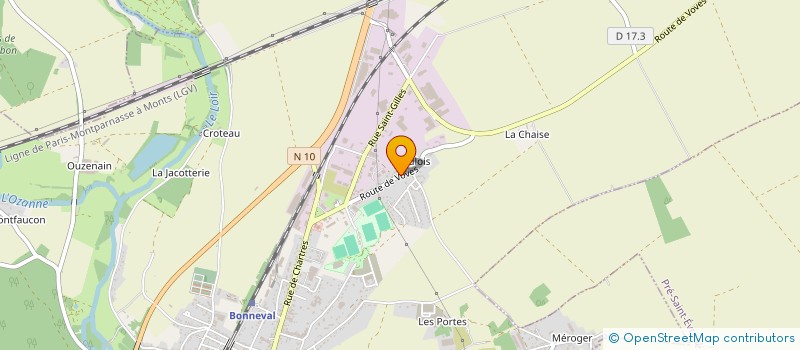 localisation de l'entreprise SCEA PREHU à BONNEVAL