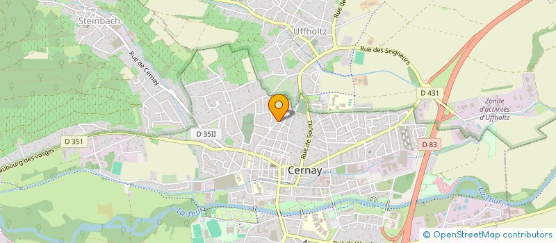 localisation de l'entreprise SCEA PREISS JACQUES  UFFHOLTZ