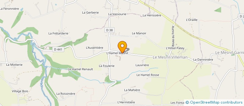 localisation de l'entreprise SCEA PREVEL à LE MESNIL-VILLEMAN