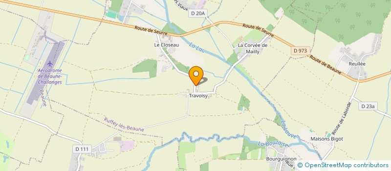 localisation de l'entreprise SCEA PROST MARESCOT  RUFFEY-LES-BEAUNE