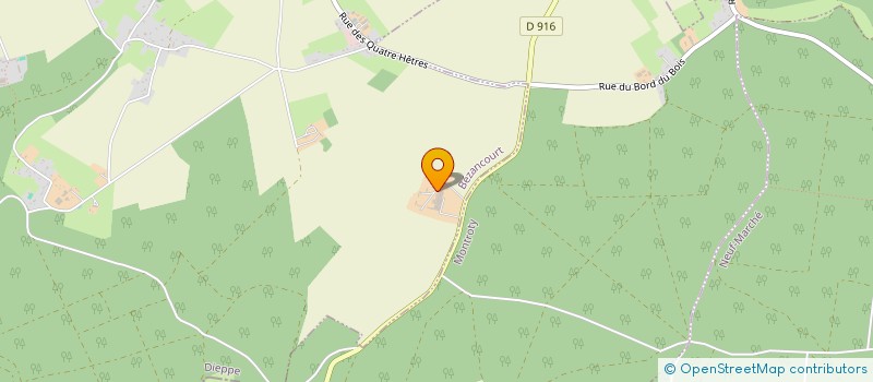 localisation de l'entreprise SCEA PRUD'HOMME YVES  BEZANCOURT