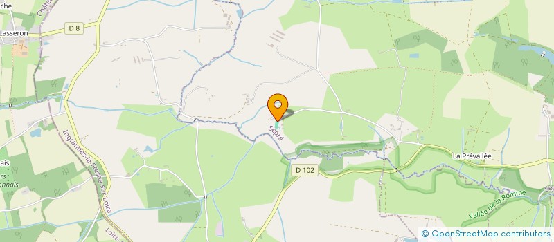 localisation de l'entreprise SCEA QUADRIO  VAL D'ERDRE-AUXENCE