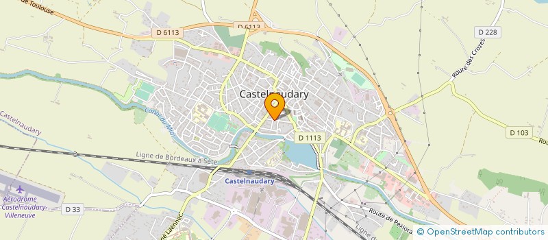 localisation de l'entreprise SCEA QUEILLE à CASTELNAUDARY