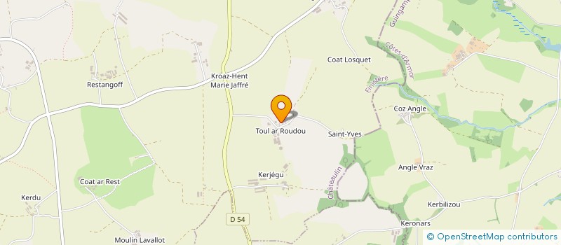 localisation de l'entreprise SCEA QUILLEROU à POULLAOUEN