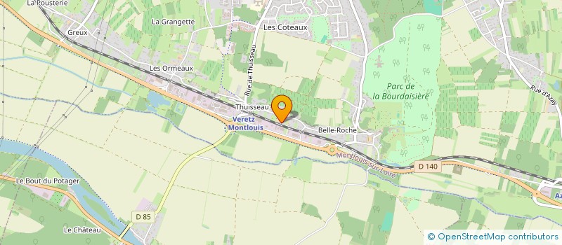 localisation de l'entreprise SCEA QUILLET  MONTLOUIS-SUR-LOIRE