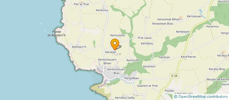 localisation de l'entreprise SCEA RAGUENES  PLOUMOGUER