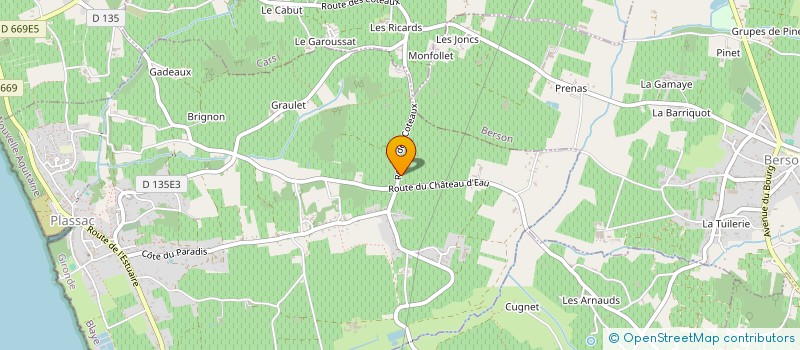 localisation de l'entreprise SCEA RAIMOND à BERSON