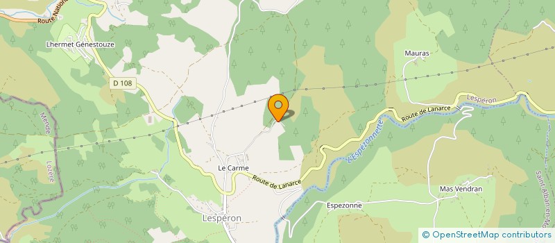 localisation de l'entreprise SCEA RANCH LX  LESPERON