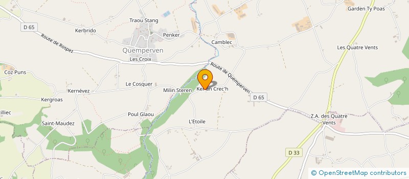 localisation de l'entreprise SCEA RANNOU à LANGOAT
