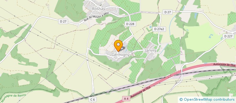 localisation de l'entreprise SCEA RASSELET RONSEAUX  COURCELLES-SAPICOURT