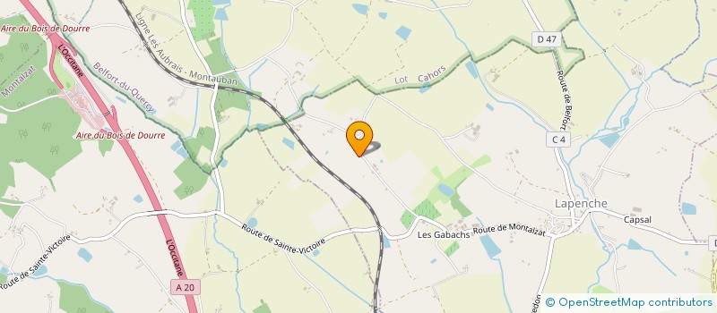 localisation de l'entreprise SCEA RATZ  LAPENCHE