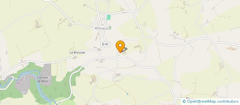 localisation de l'entreprise SCEA RAULIC à ALLINEUC