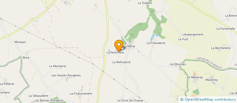 localisation de l'entreprise SCEA RAULINE à LASSAY-LES-CHATEAUX