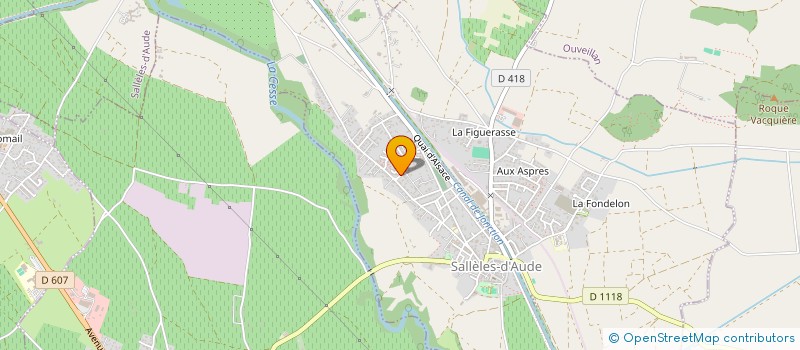 localisation de l'entreprise SCEA REGY  SALLELES-D'AUDE