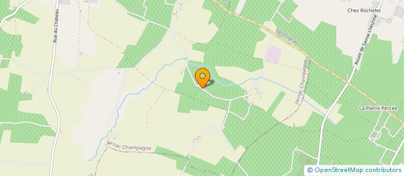 localisation de l'entreprise SCEA RICHER PORTEJOIE  JONZAC