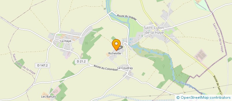 localisation de l'entreprise SCEA RICHEVILLE à SAINT-LUBIN-DE-LA-HAYE