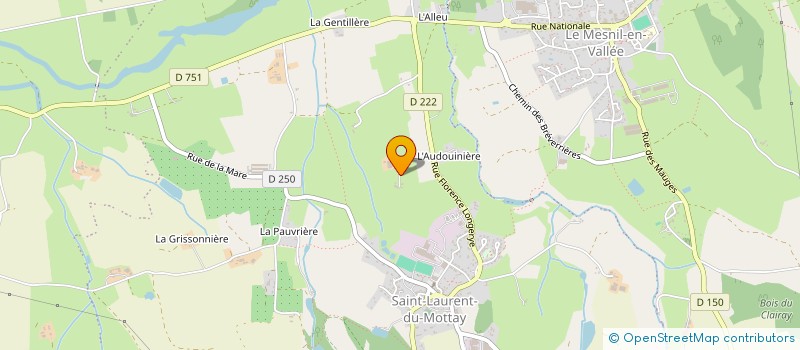 localisation de l'entreprise SCEA ROBERT BOISTAULT à MAUGES-SUR-LOIRE