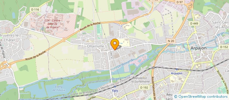 localisation de l'entreprise SCEA ROBERT BROSSARD ET FILS à FONTENAY-LES-BRIIS